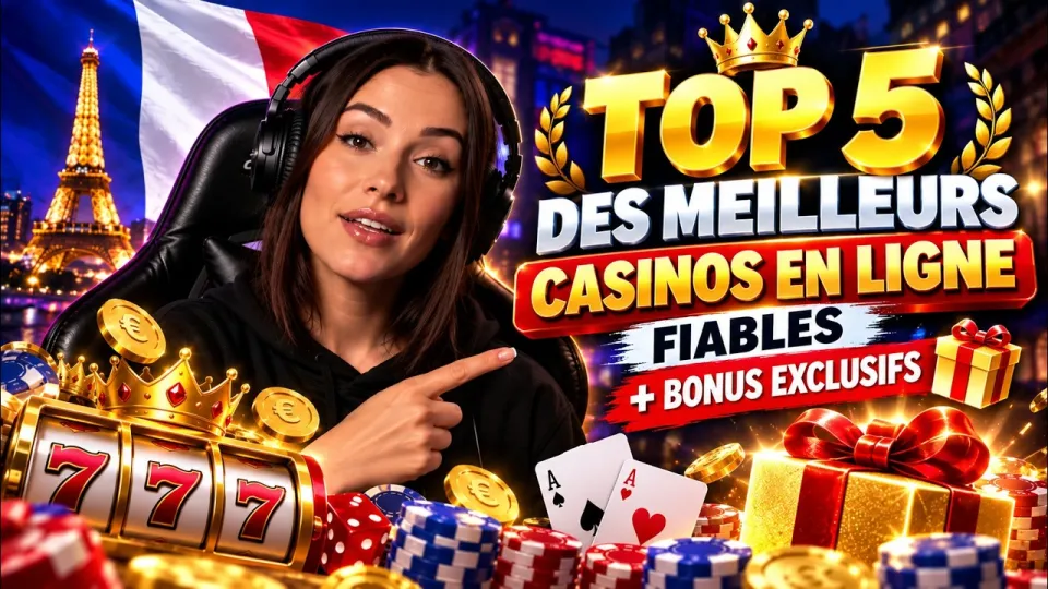 Top 5 des meilleurs casinos en ligne fiables + bonus exclusifs 🏆🎁✨